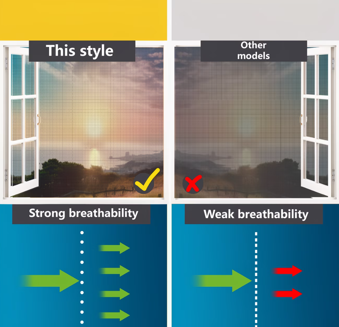 🪟 Magnetisches Insektenschutz-Fensternetz – Zuschneidbar & ohne Bohren