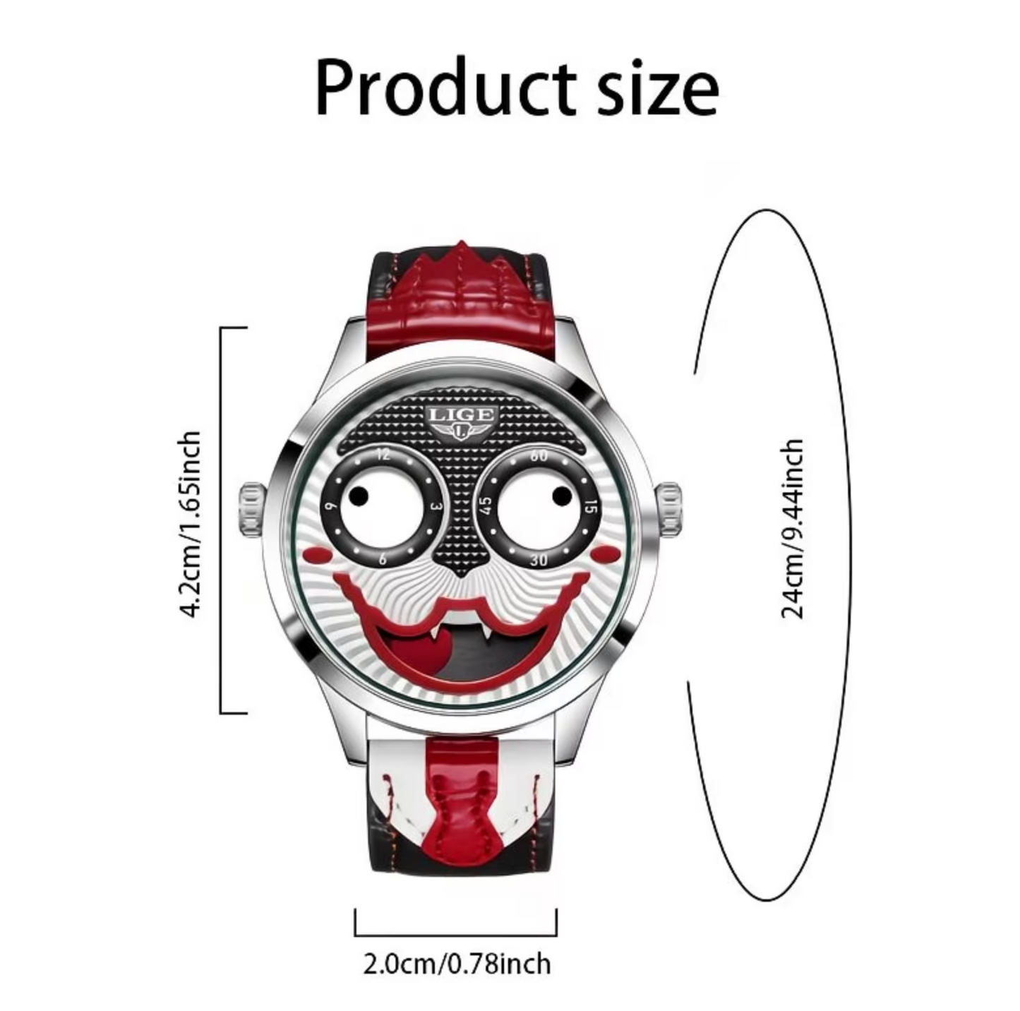 Auffällige Designer-Uhr mit Charakter – ein echter Hingucker!