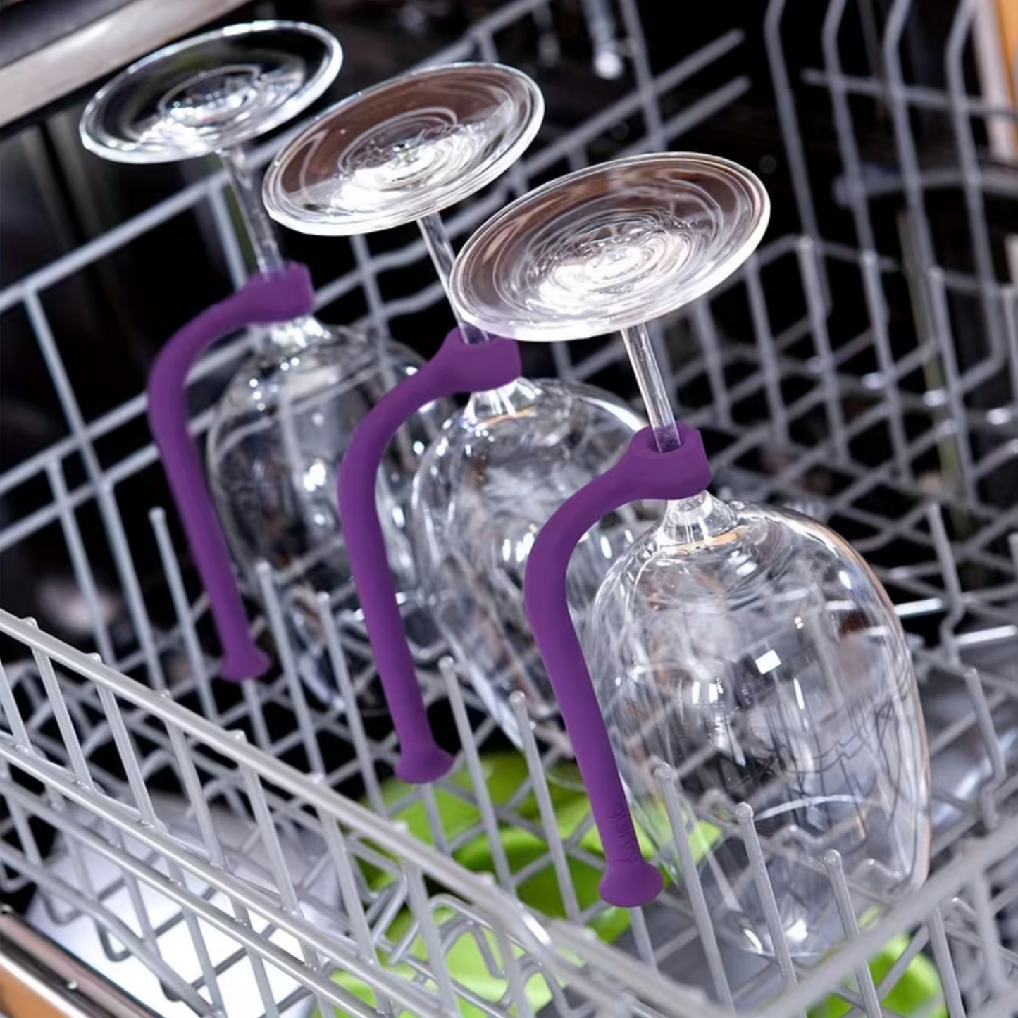 Verstellbarer Gläserhalter für Spülmaschine