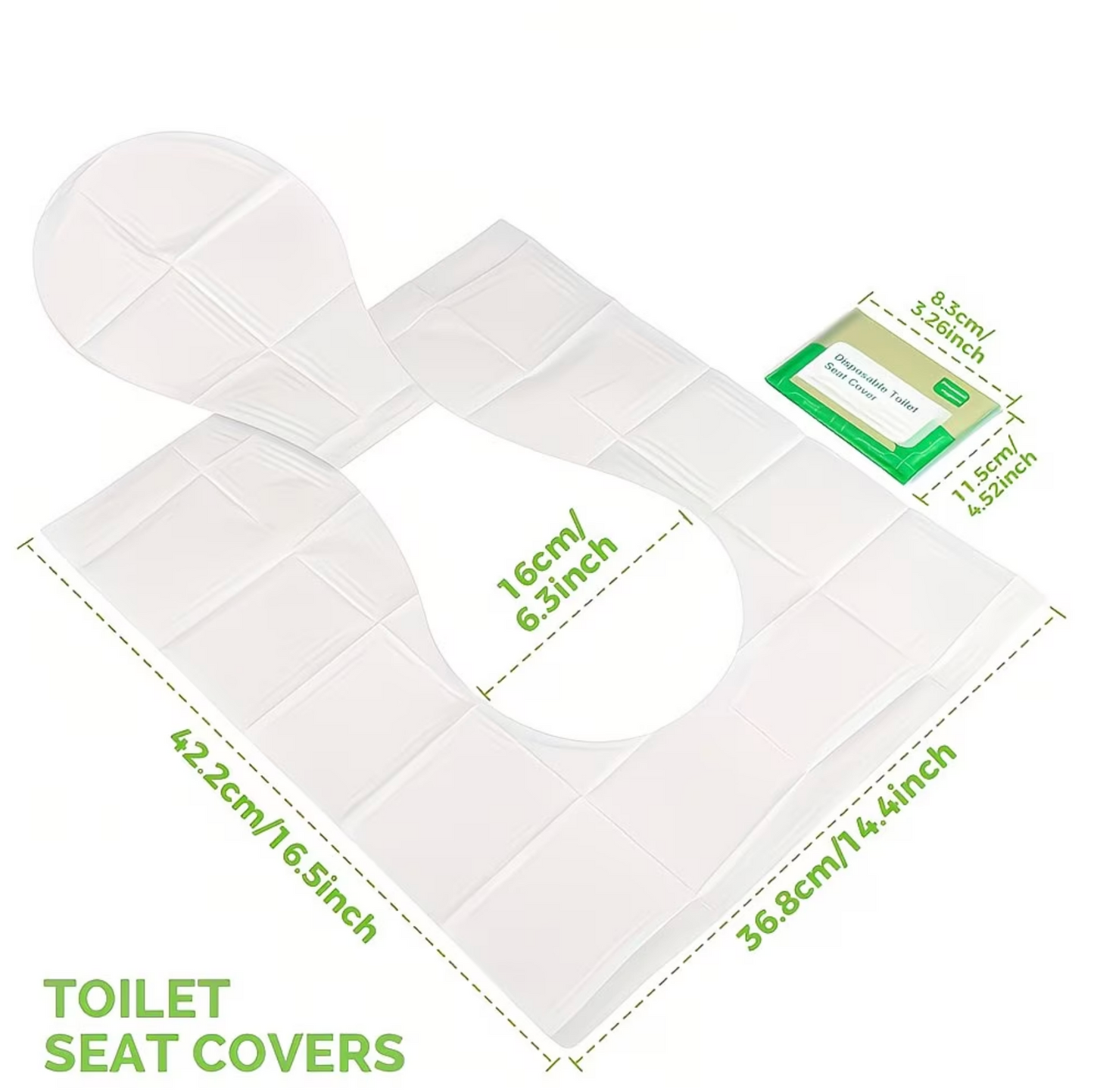 Einweg WC-Sitzauflagen – Hygienische, Spülbare Toilettenauflagen
