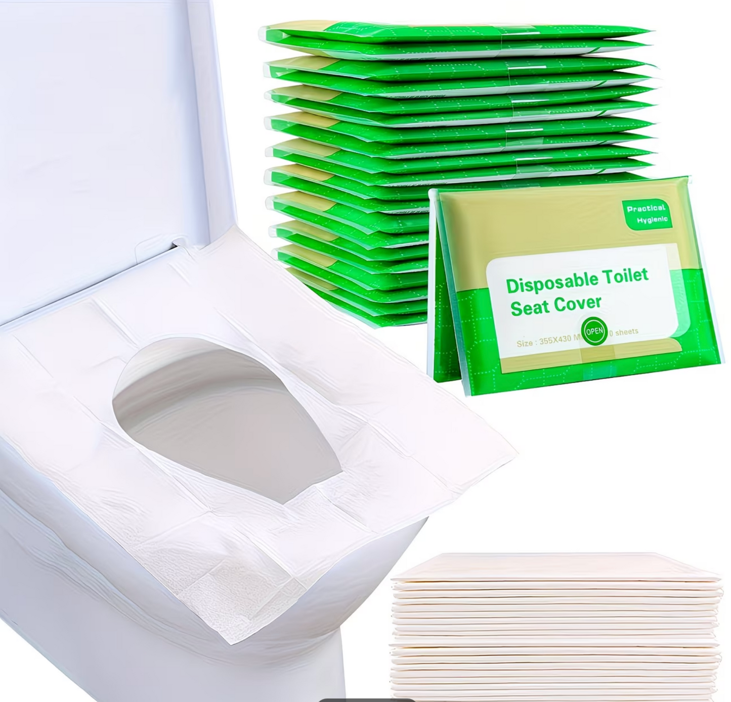 Einweg WC-Sitzauflagen – Hygienische, Spülbare Toilettenauflagen