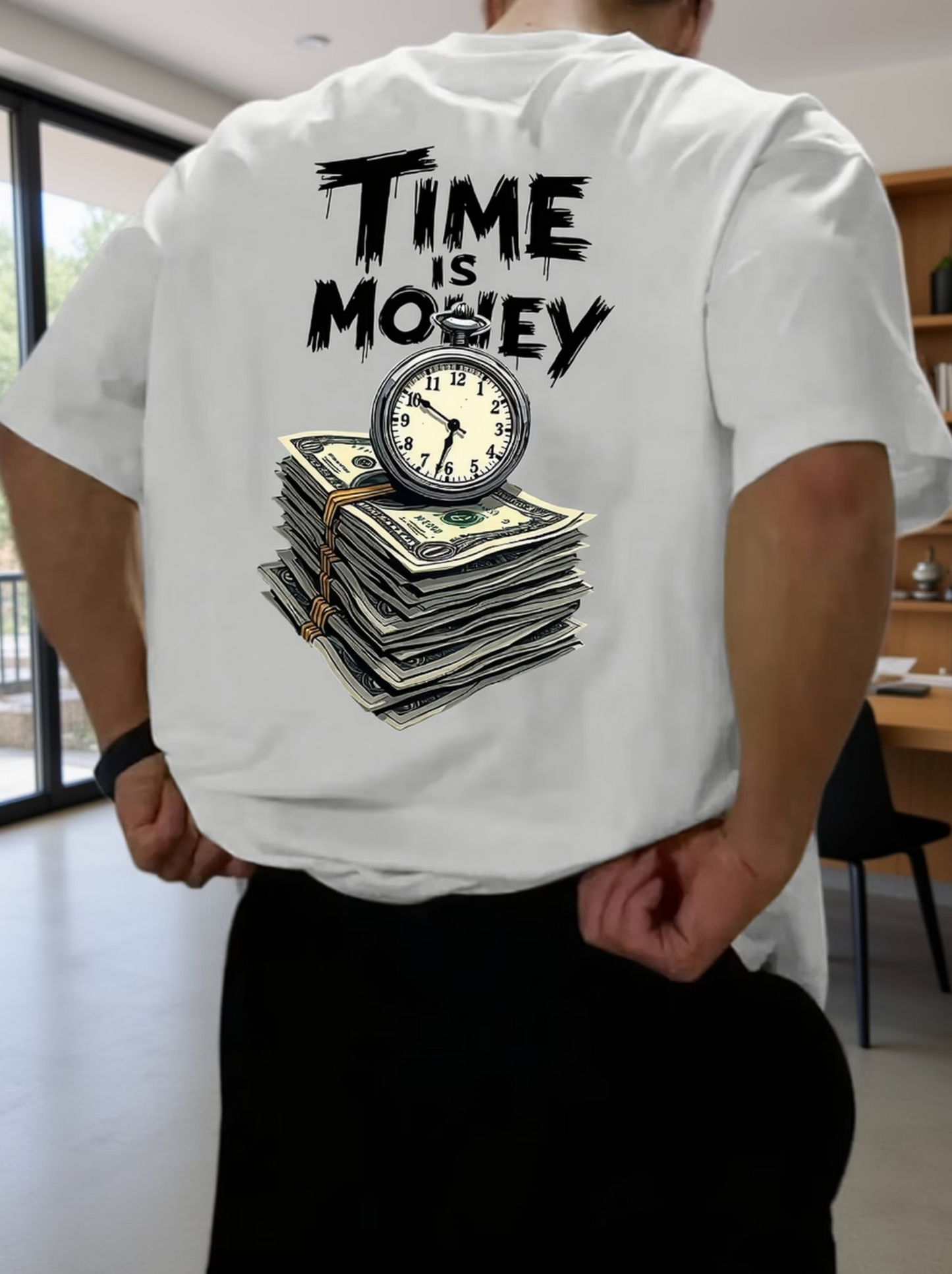 Herren T-Shirt – „Time is Money“
