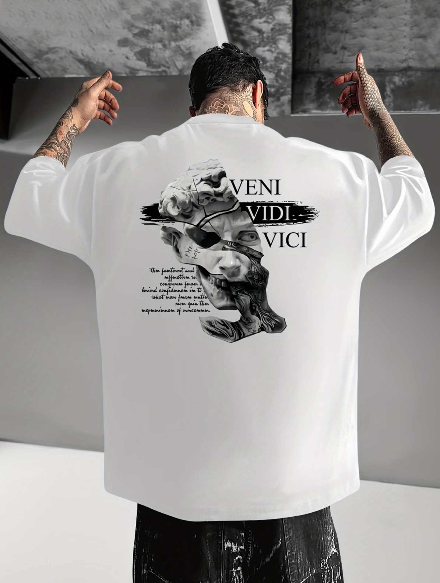 Herren T-Shirt – „VENI VIDI VICI“