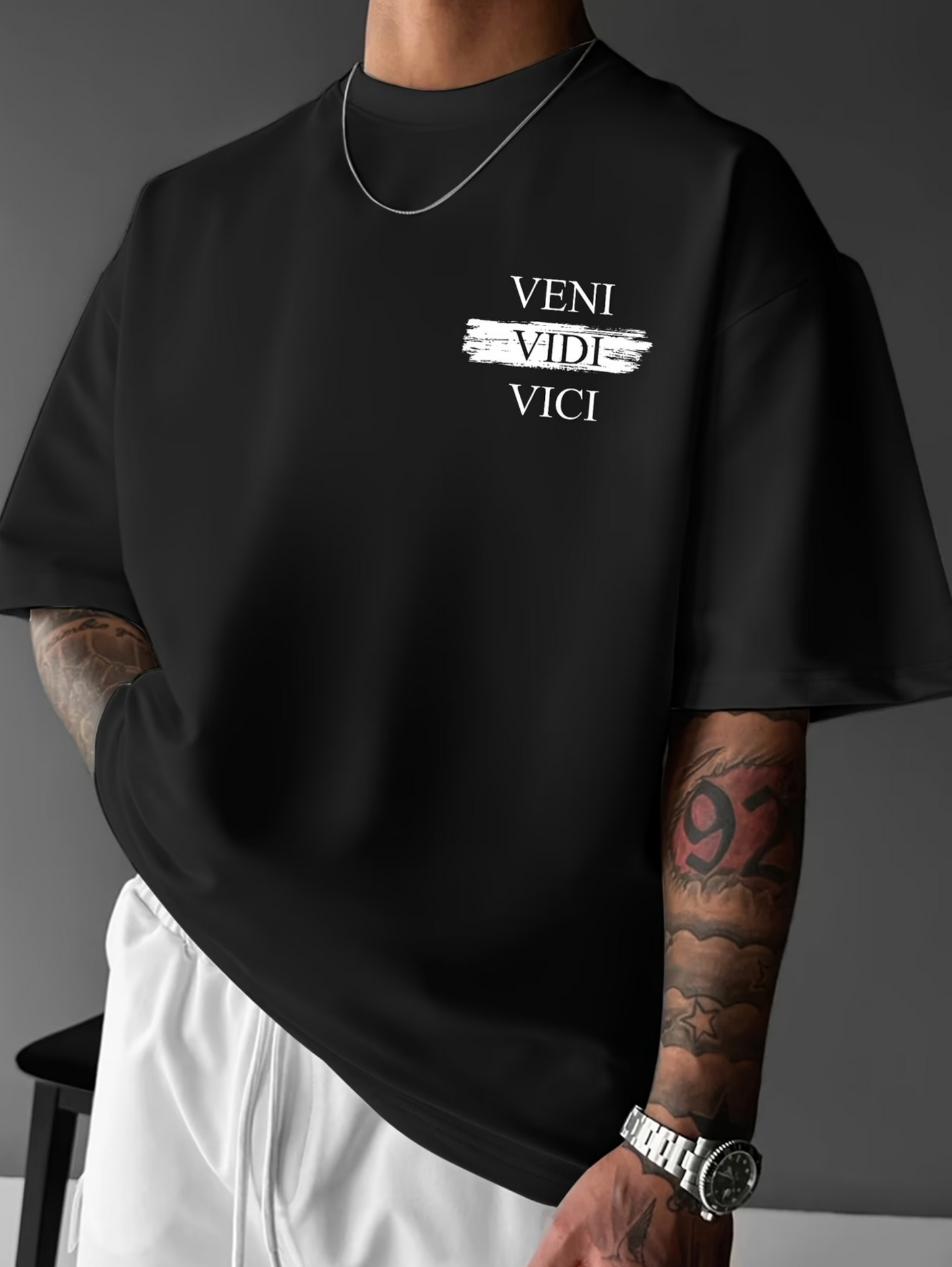 Herren T-Shirt – „VENI VIDI VICI“