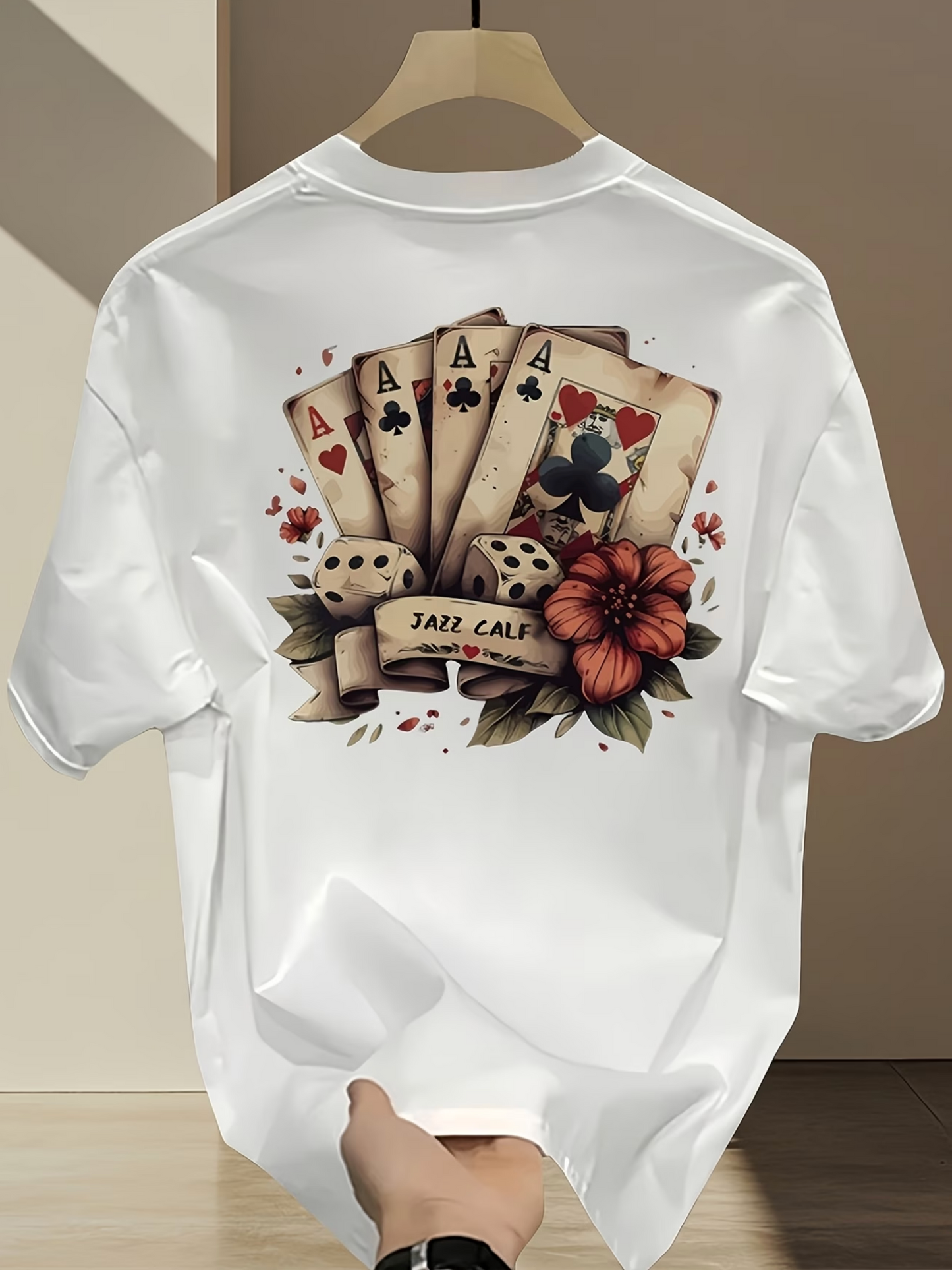 Herren T-Shirt – Poker & Casino Design „Jazz Call“