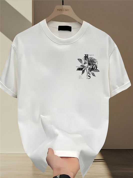 Herren T-Shirt – Elegantes „ROSE“