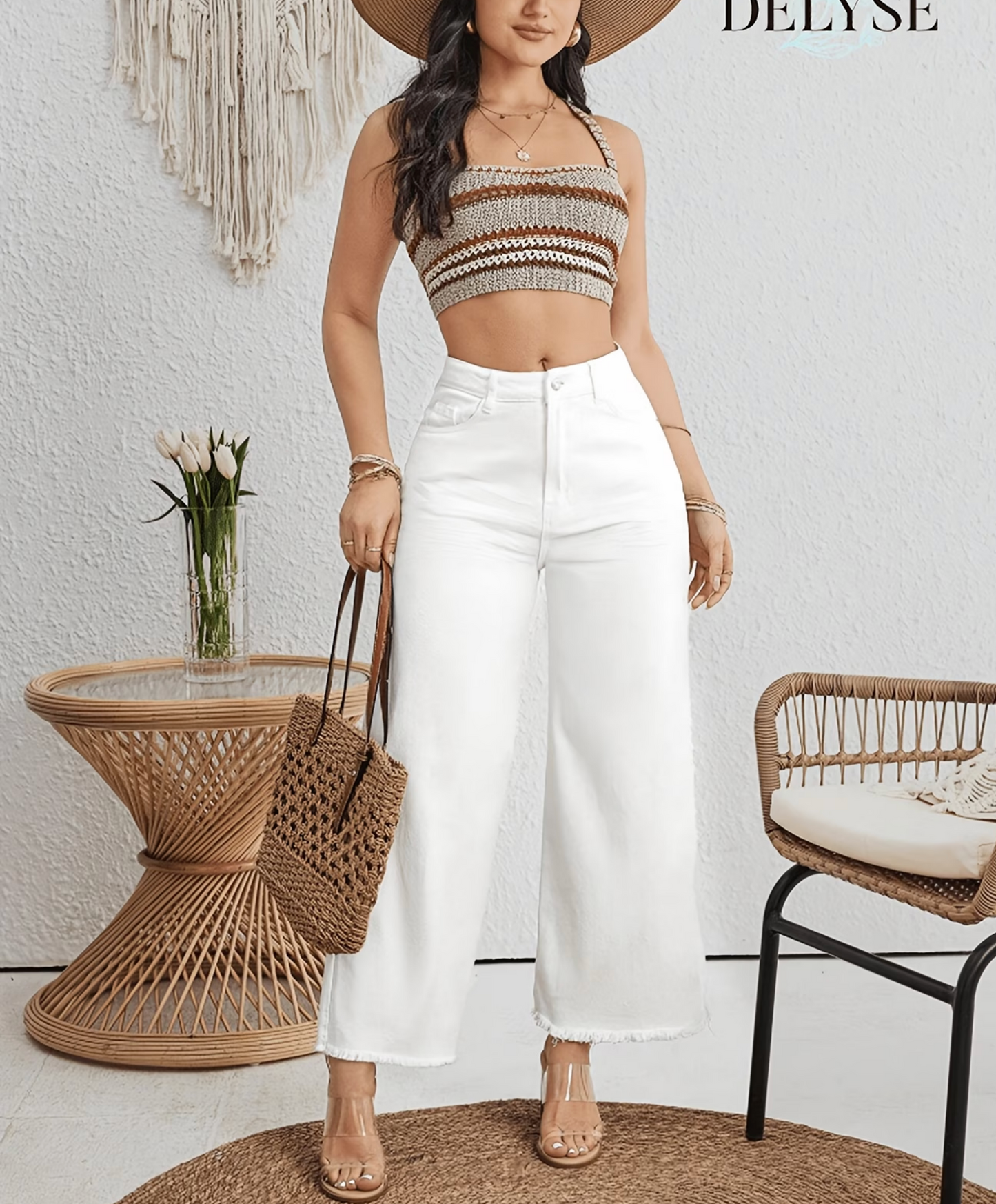 Damen Wide-Leg Jeans