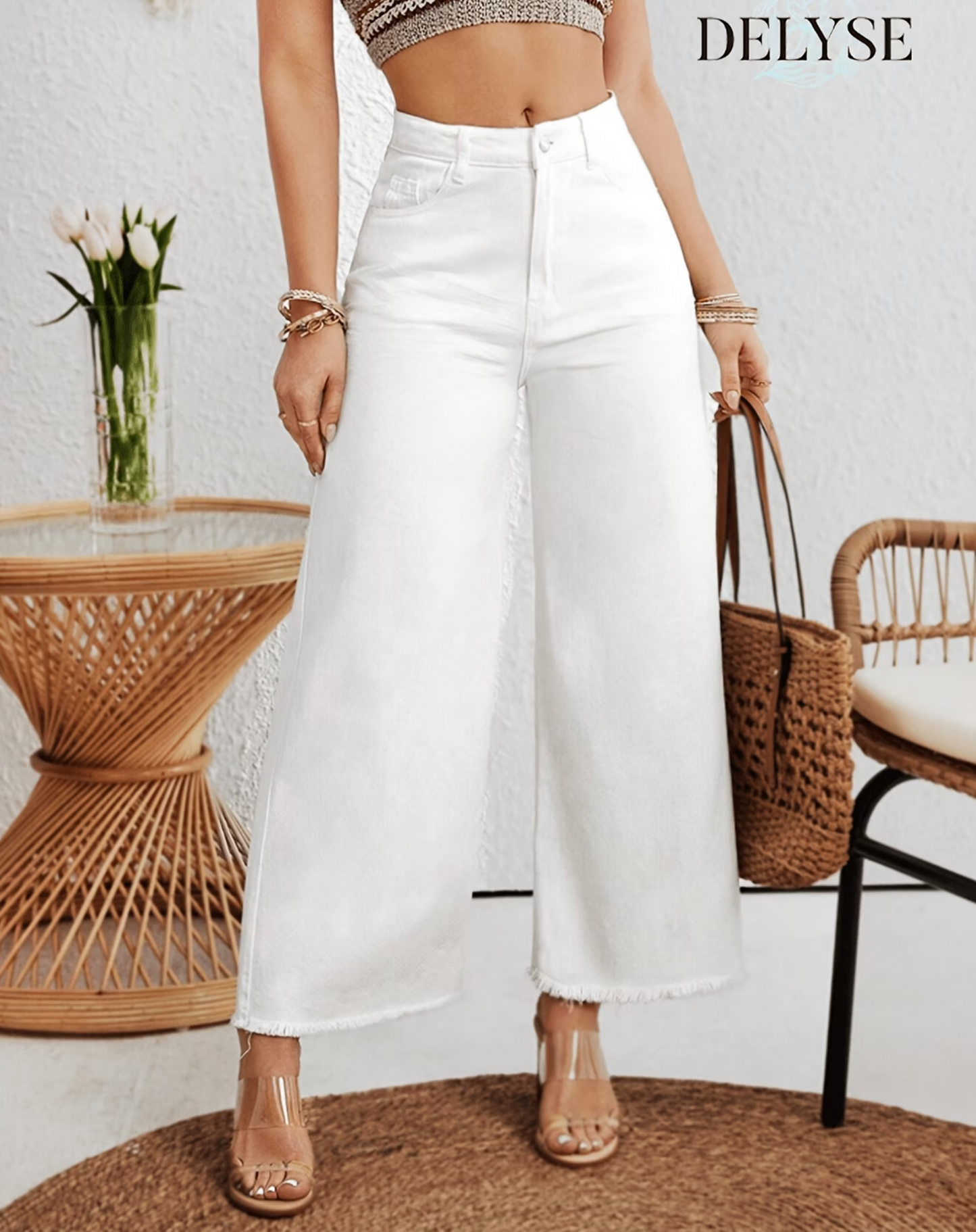Damen Wide-Leg Jeans