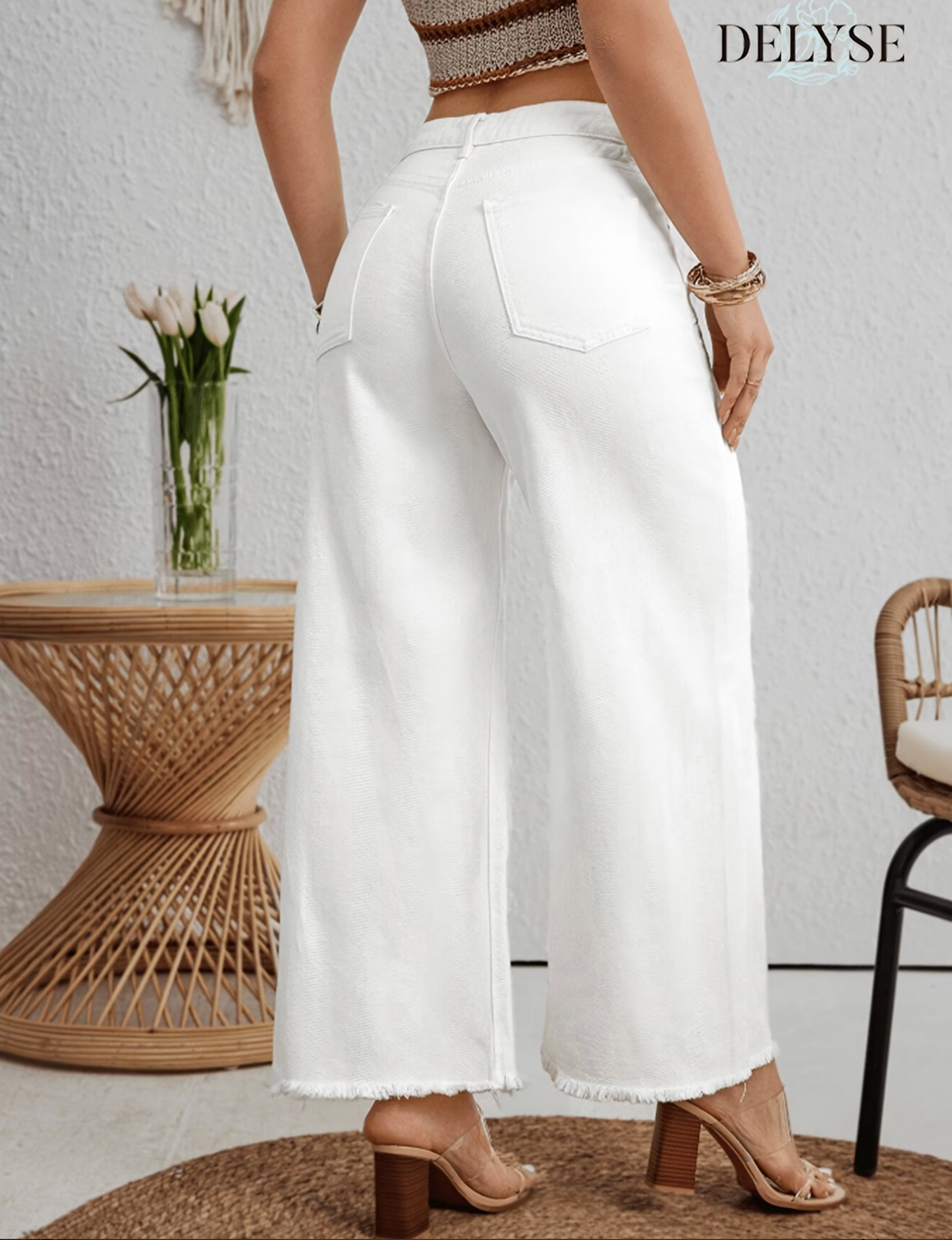 Damen Wide-Leg Jeans