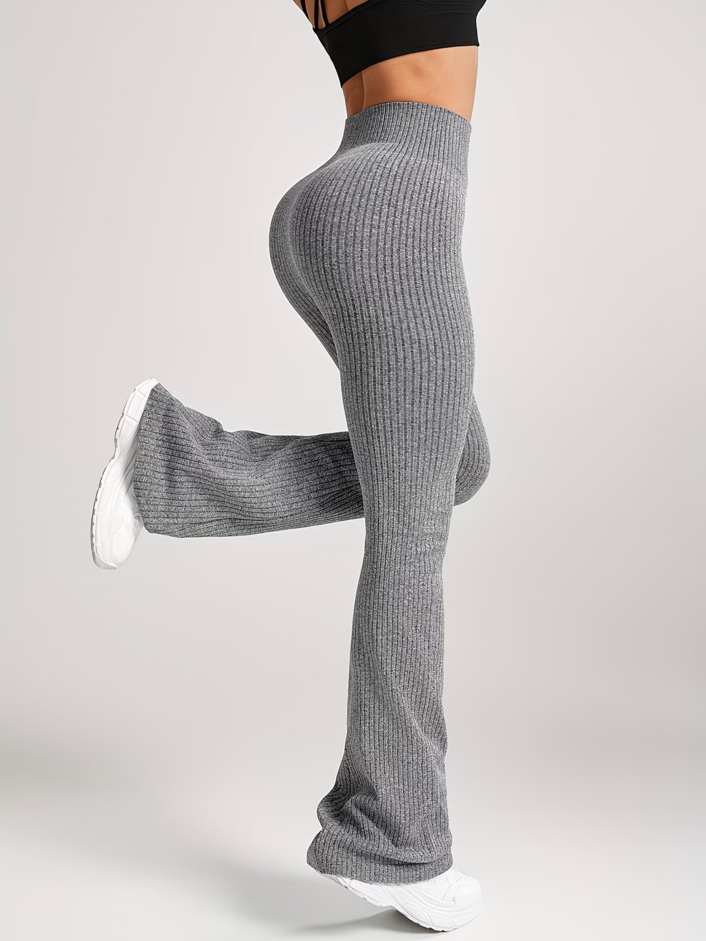 Damen Seamless Flared Leggings