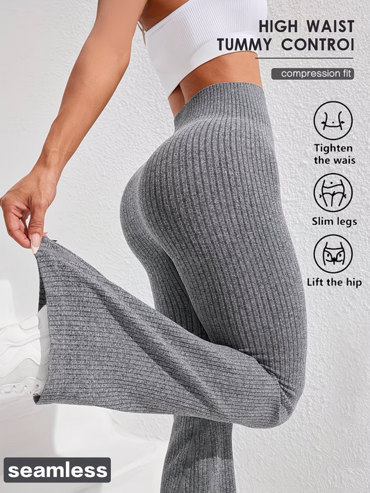 Damen Seamless Flared Leggings