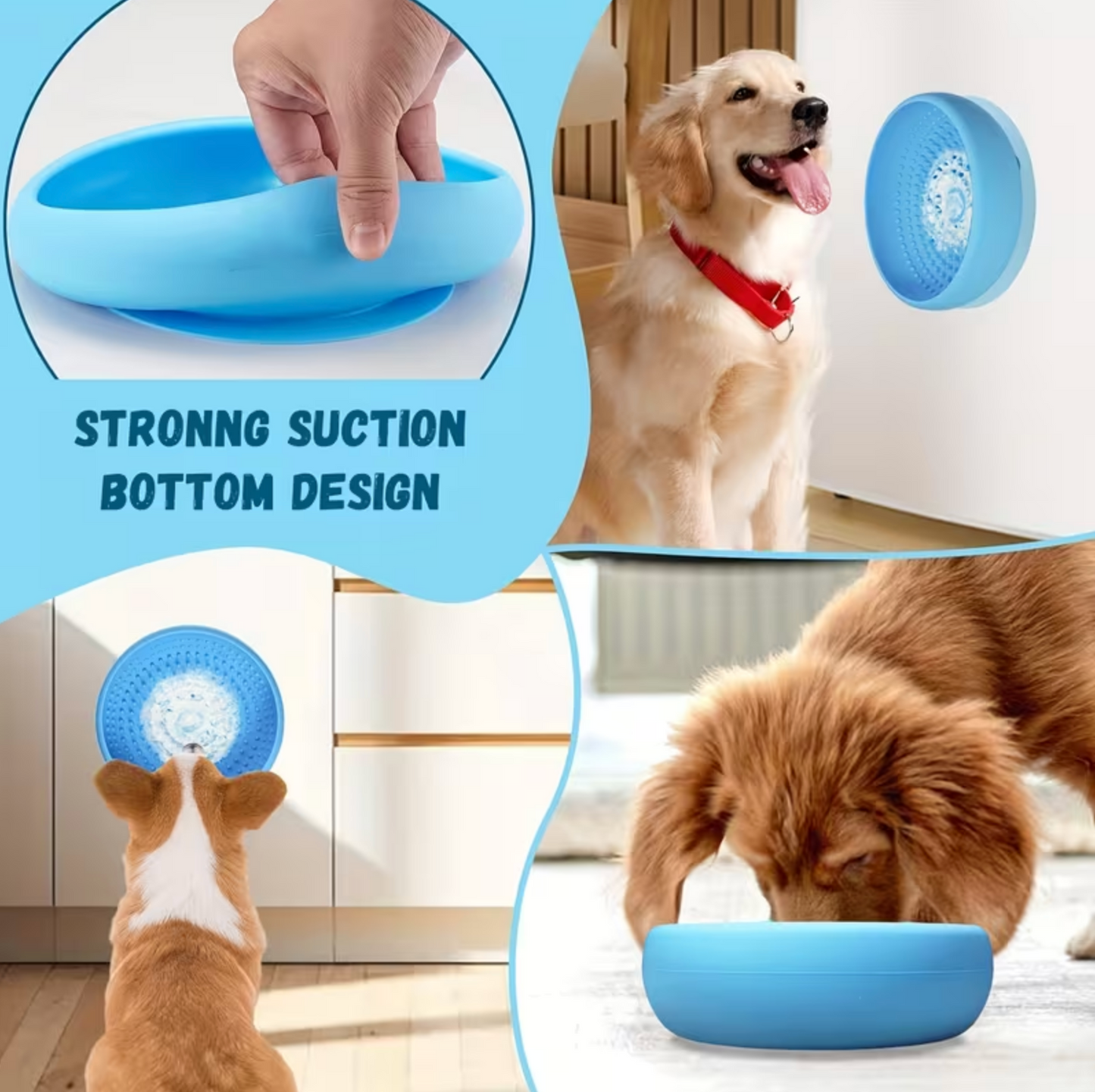 Hunde Schleckmatte mit Saugnapf