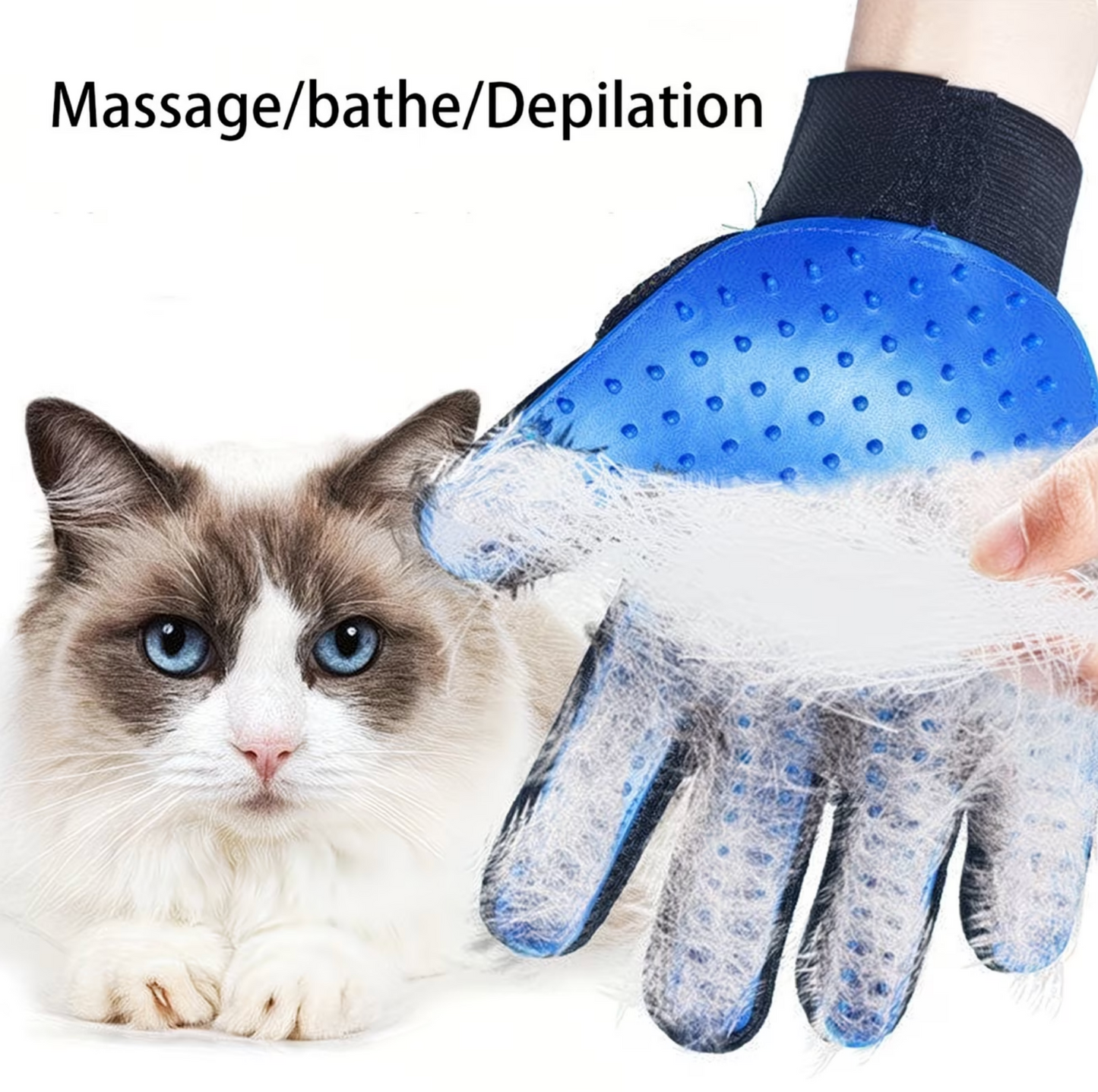 Fellpflege-Handschuh für Hunde & Katzen