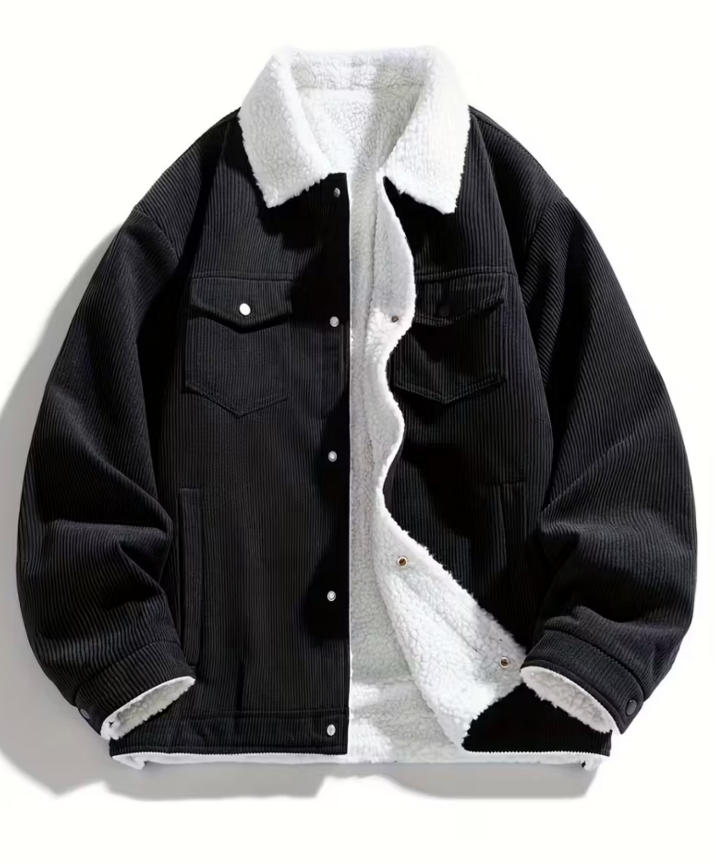 Fleecegefütterte Hooded Jacket