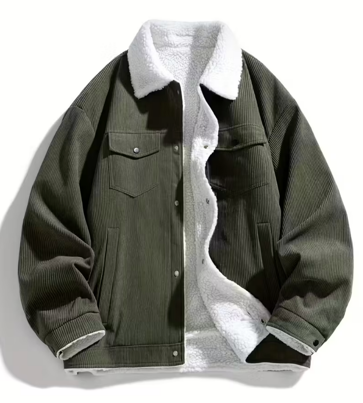 Fleecegefütterte Hooded Jacket