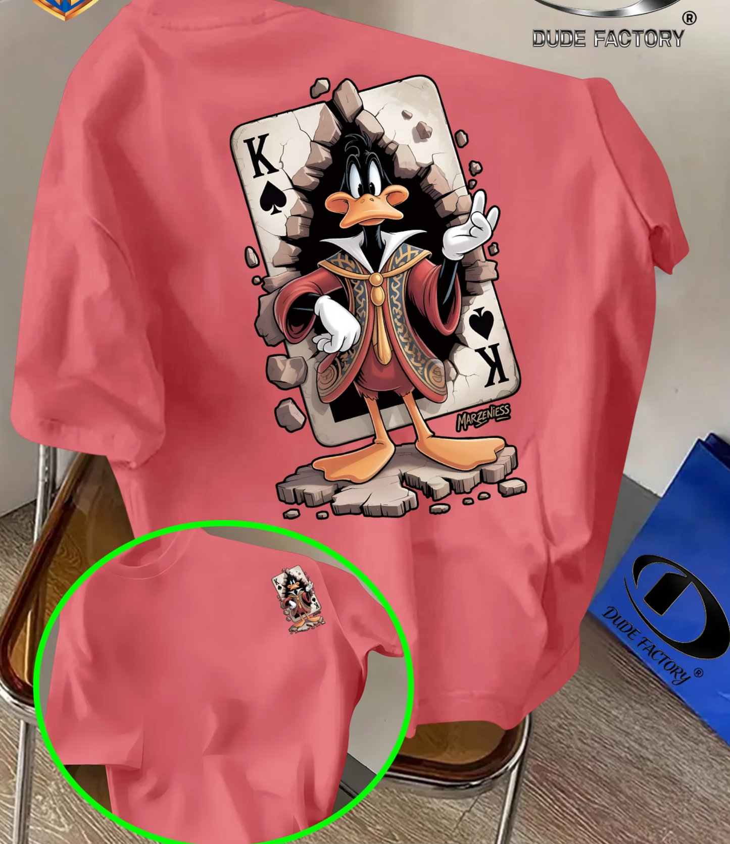 Herren T-Shirt – Cartoon Poker