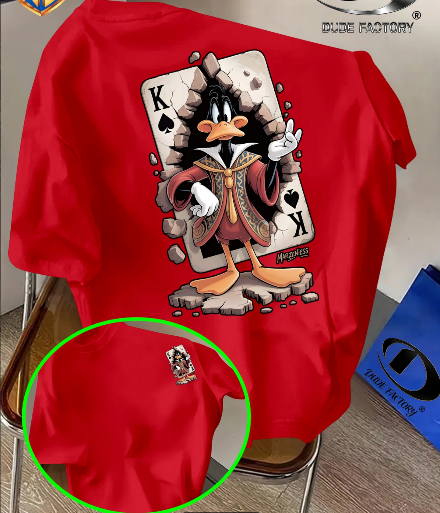 Herren T-Shirt – Cartoon Poker
