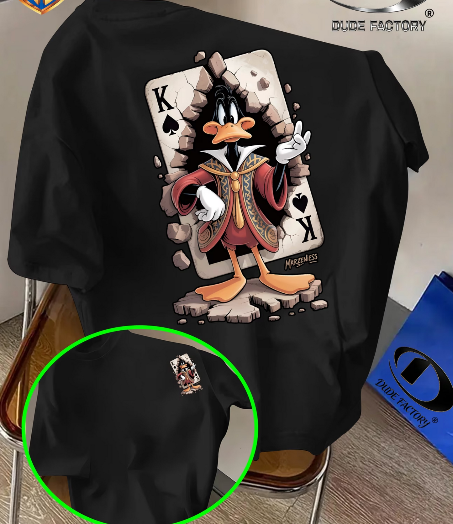 Herren T-Shirt – Cartoon Poker