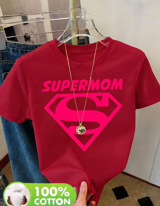 Damen T-Shirt „SUPERMOM“