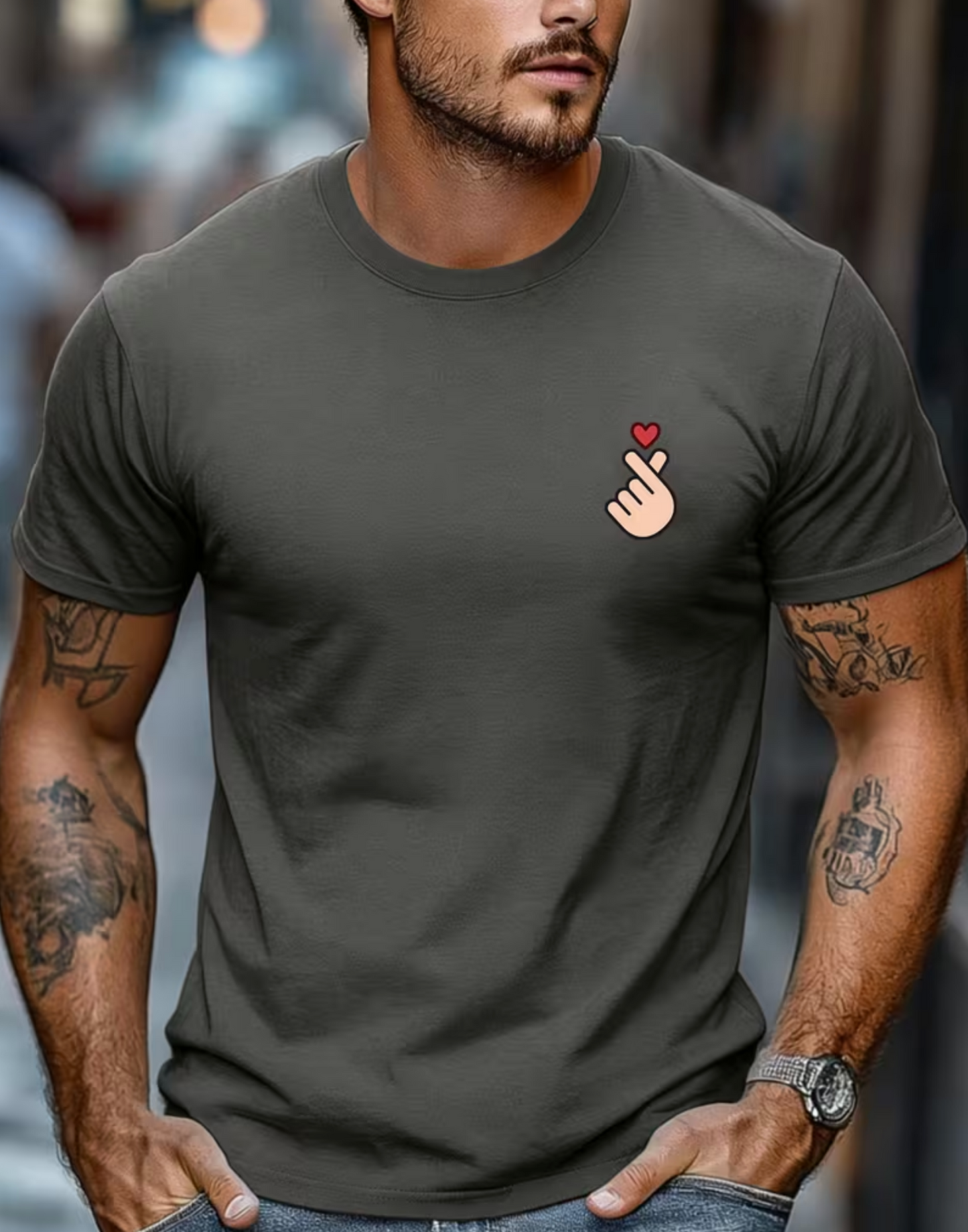 T-Shirt „Finger Heart“