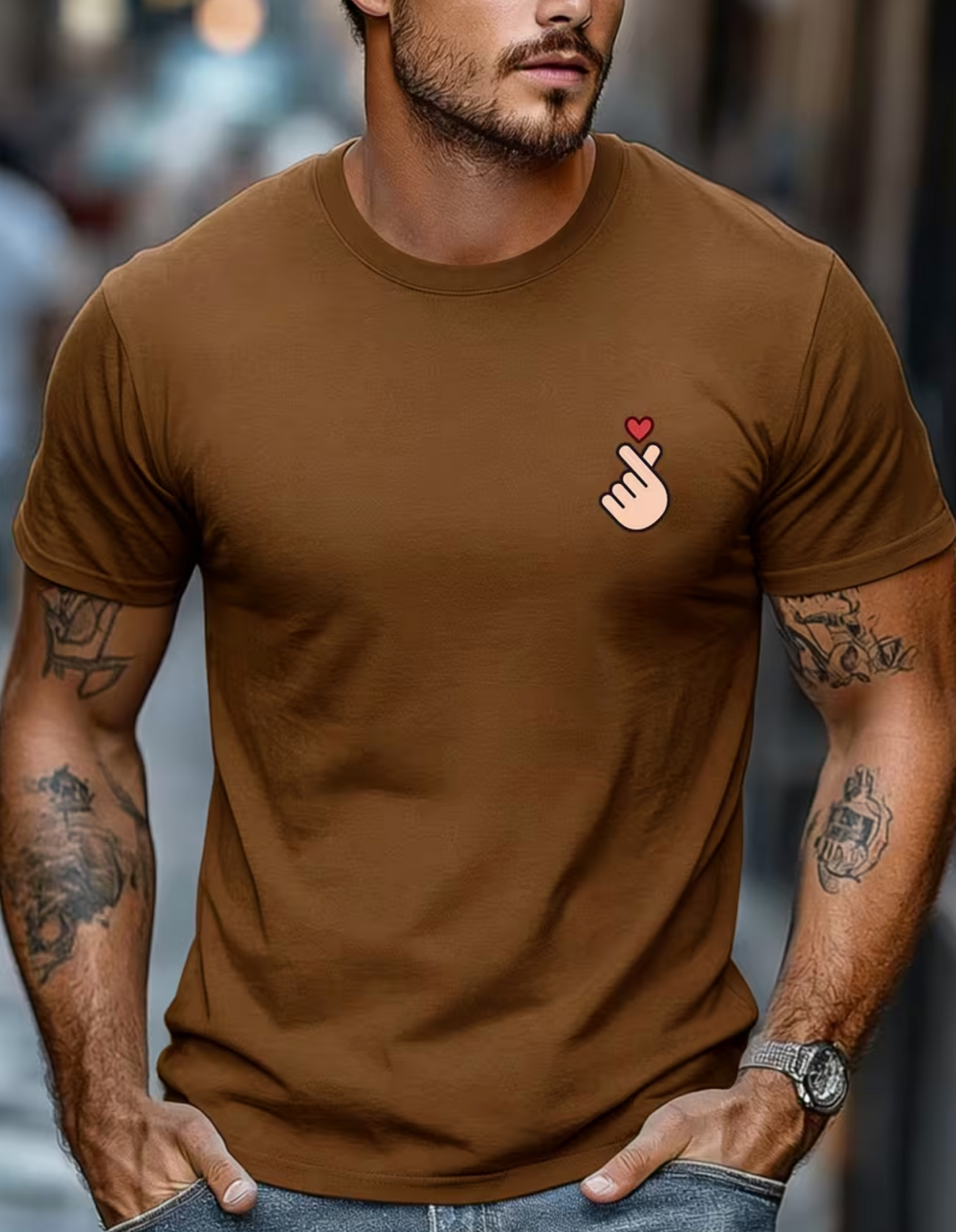 T-Shirt „Finger Heart“