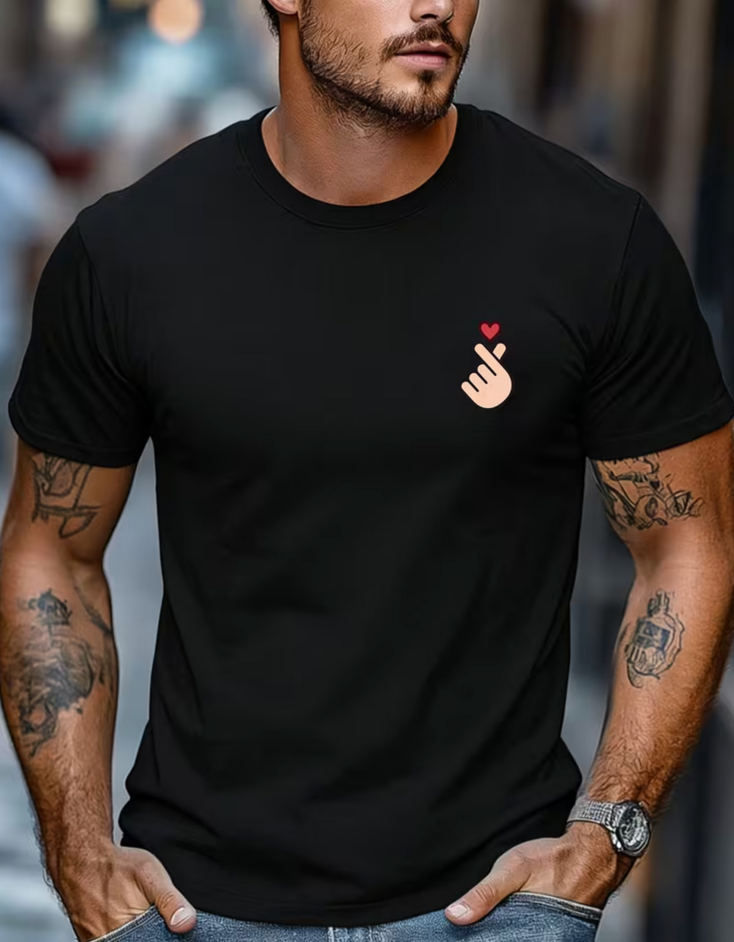 T-Shirt „Finger Heart“