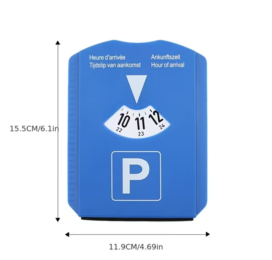 🚗 5-in-1 Parkscheibe mit Eiskratzer – Dein smarter Auto-Allrounder