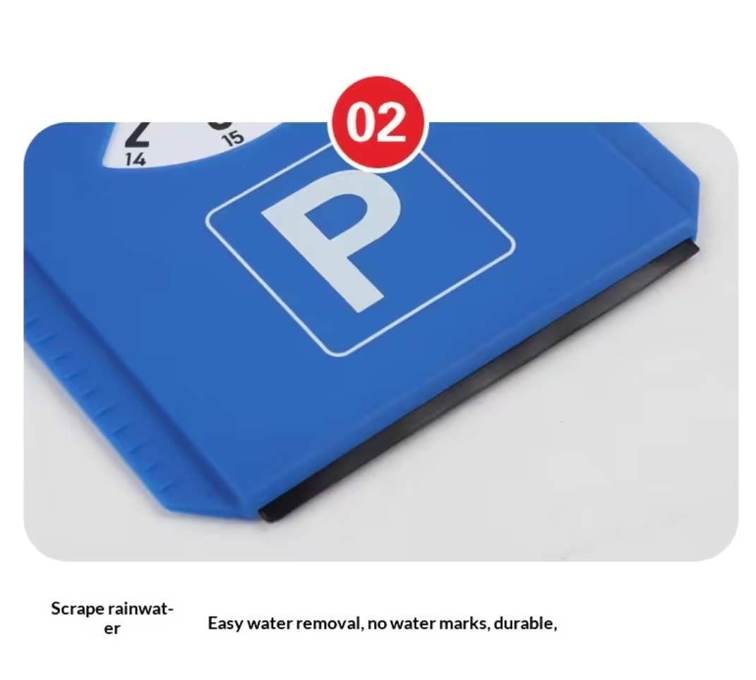 🚗 5-in-1 Parkscheibe mit Eiskratzer – Dein smarter Auto-Allrounder