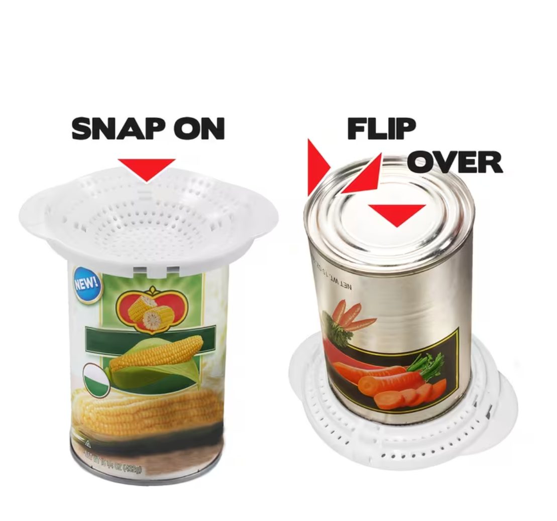 🥫 Praktischer Dosen-Abtropfer – Sauber & Schnell!