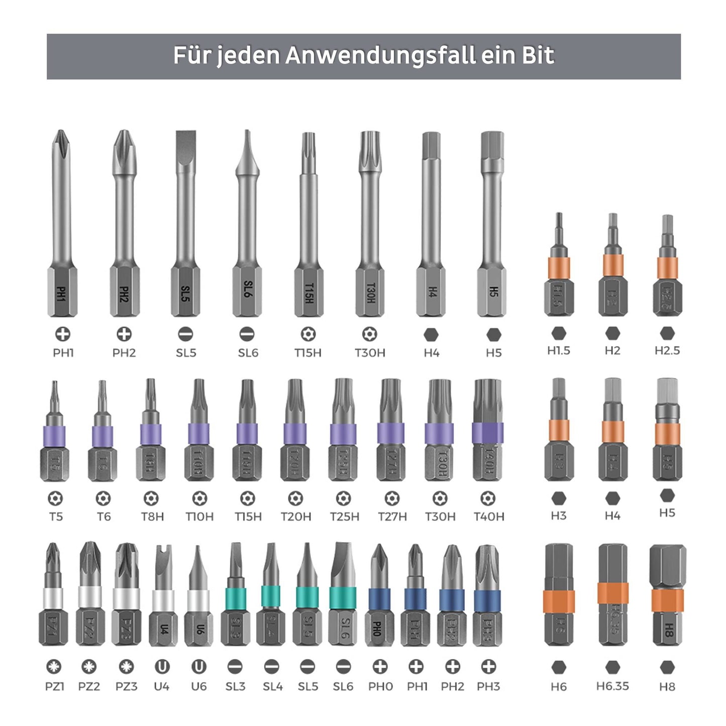 PCW08K Feinmechanik Ratschen Set | 42-in-1 magnetisches Präzisionswerkzeug