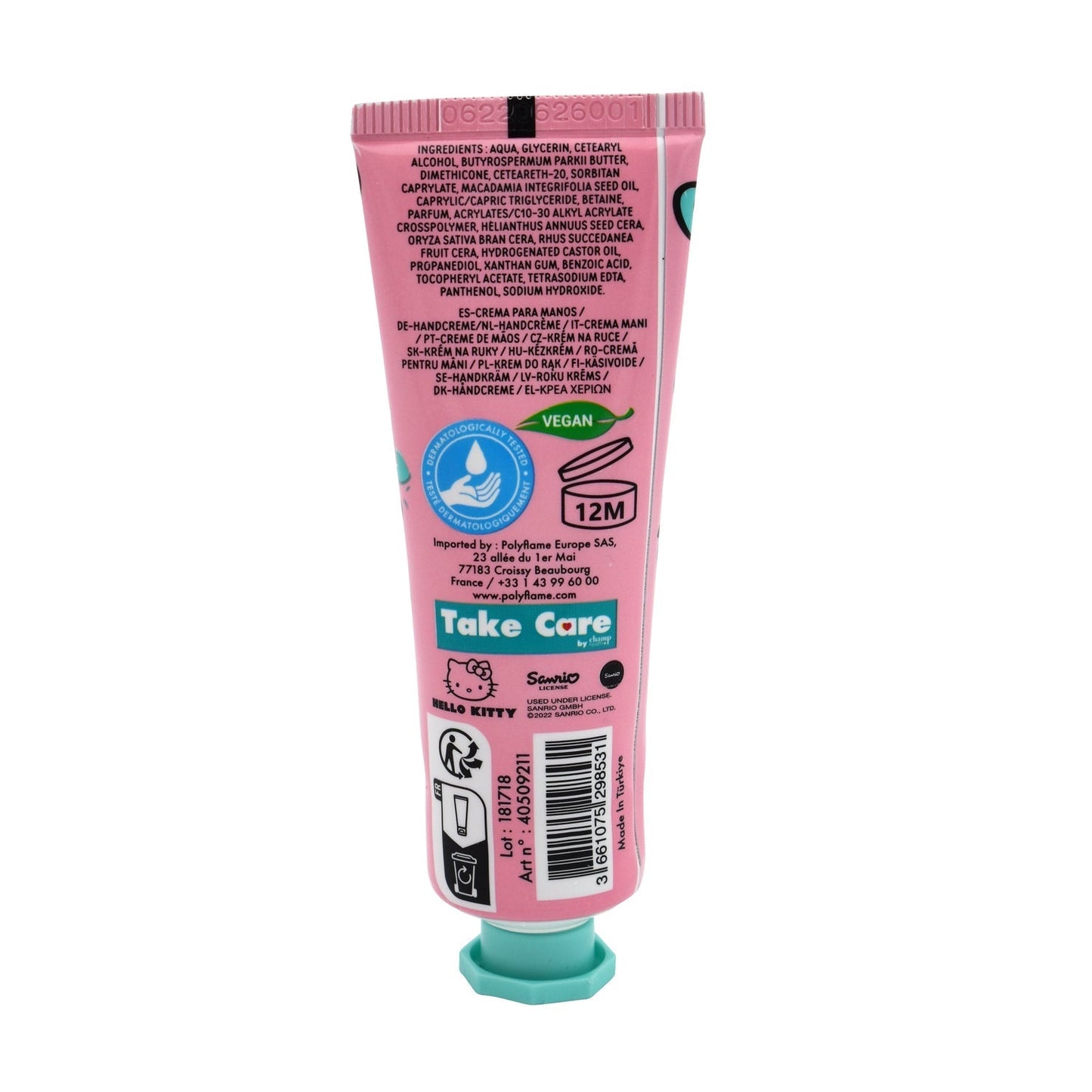 Hello Kitty Handcreme 30 ml – Feuchtigkeitsspendend & Pflege für zarte Hände